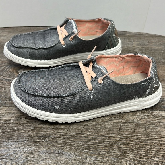 Hey Dude Shoes - SOLD IN STORE Hey Dude WENDY BOHO Grey Sneakers Size 9